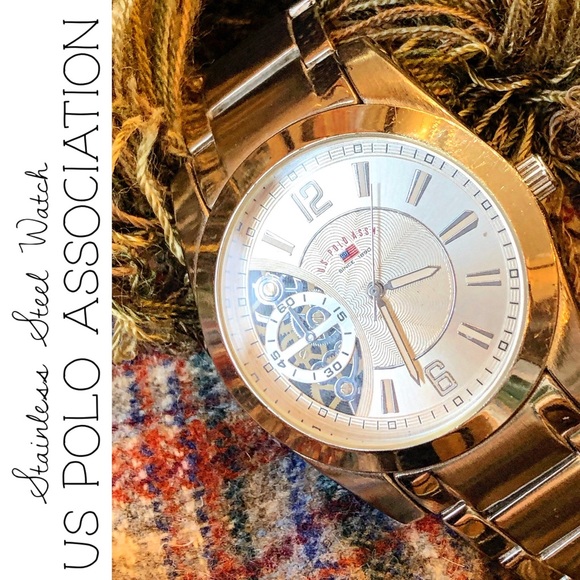 US Polo Association Stainless Steel Wrist Watch - Picture 1 of 11